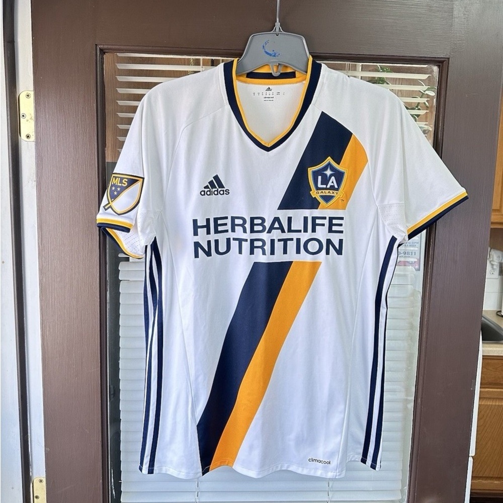 LA Galaxy 2015-2016 MLS Home
Football Soccer Jersey Los Ángeles
